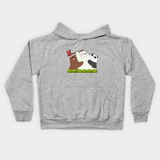 The Unlikely Trio Kids Hoodie